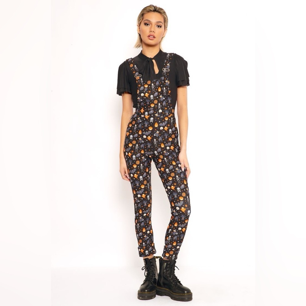 Blackmilk Happy Haunting Overalls